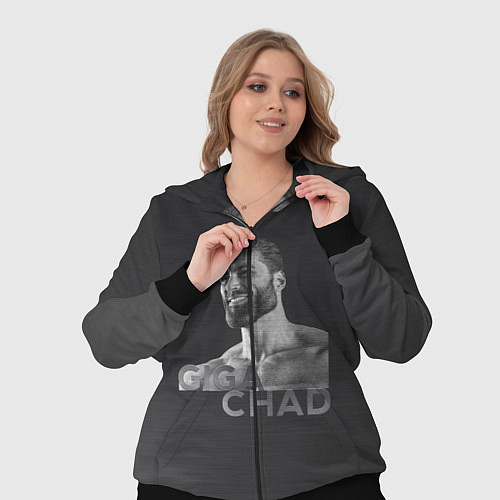 Женский костюм Giga Chad / 3D-Черный – фото 3