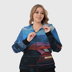 Женский 3D-костюм Авто вечером, цвет: 3D-черный — фото 2