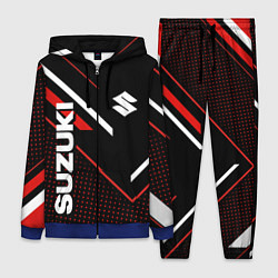 Женский 3D-костюм Suzuki SPORT, цвет: 3D-синий