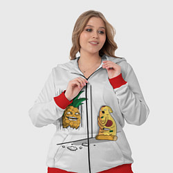 Женский 3D-костюм HERES PINEAPPLE!, цвет: 3D-красный — фото 2