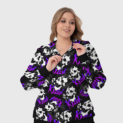 Женский 3D-костюм JOJO KILLER QUEEN КОРОЛЕВА УБИЙЦА УЗОР, цвет: 3D-черный — фото 2