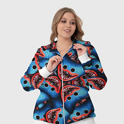 Женский 3D-костюм ЛИЦО ХАГИ ВАГИ, POPPY PLAYTIME, цвет: 3D-белый — фото 2