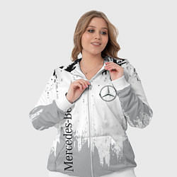 Женский 3D-костюм Mercedes-Benz - Текстура, цвет: 3D-белый — фото 2