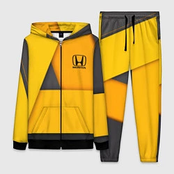 Женский 3D-костюм Honda - Yellow, цвет: 3D-черный