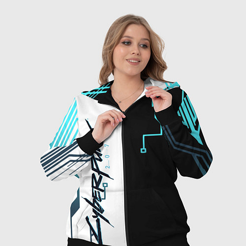 Женский костюм Cyberpunk 2077 Game / 3D-Черный – фото 3