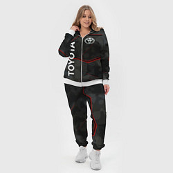 Женский 3D-костюм Toyota sport auto, цвет: 3D-белый — фото 2