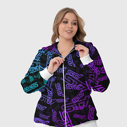 Женский 3D-костюм STI NEON PATTERN, цвет: 3D-белый — фото 2