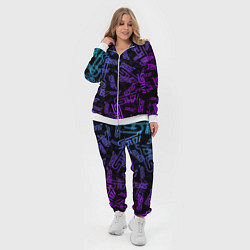 Женский 3D-костюм STI NEON PATTERN, цвет: 3D-белый — фото 2