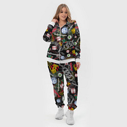 Женский 3D-костюм Volkswagen Group AUDI VW SEAT PORSCHE SKODA, цвет: 3D-белый — фото 2