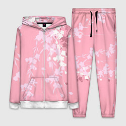 Женский 3D-костюм Цветущая ива, цвет: 3D-белый