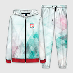 Женский 3D-костюм Liverpool лфк, цвет: 3D-красный