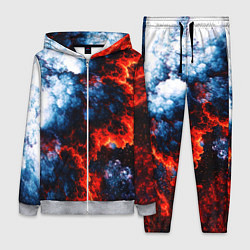 Женский 3D-костюм 3D ЯДЕРНЫЙ КОСМИЧЕСКИЙ ВЗРЫВ ОГОНЬ, цвет: 3D-меланж