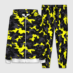 Женский 3D-костюм Black Camo, цвет: 3D-белый