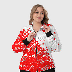 Женский 3D-костюм АУДИ Autosport брызги Паттерн, цвет: 3D-черный — фото 2