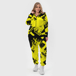Женский 3D-костюм Черно-желтый беспредел, цвет: 3D-черный — фото 2