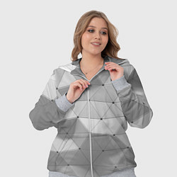 Женский 3D-костюм Объемные Треугольники 3d, цвет: 3D-меланж — фото 2