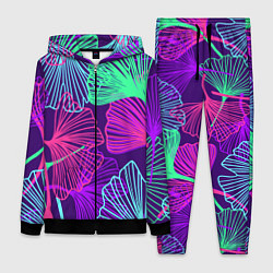 Женский 3D-костюм Neon color pattern Fashion 2023, цвет: 3D-черный