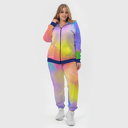 Женский 3D-костюм Красочный неон, цвет: 3D-синий — фото 2