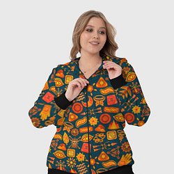 Женский 3D-костюм АФРИКАНСКИЕ УЗОРЫ, цвет: 3D-черный — фото 2