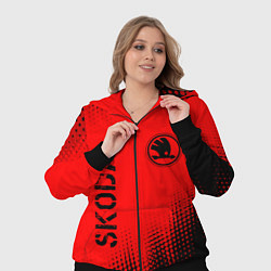 Женский 3D-костюм SKODA Skoda Абстракция, цвет: 3D-черный — фото 2