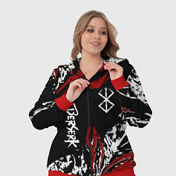 Женский 3D-костюм BERSERK BLACK MASK - БЕРСЕРК ЧЁРНАЯ МАСКА, цвет: 3D-красный — фото 2