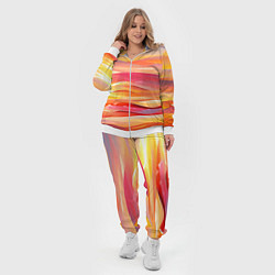 Женский 3D-костюм Закатное солнце, цвет: 3D-белый — фото 2