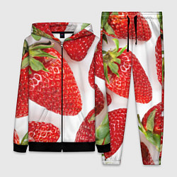 Женский 3D-костюм Strawberries, цвет: 3D-черный