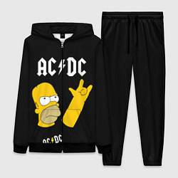 Женский костюм AC DC ГОМЕР СИМПСОН SIMPSONS