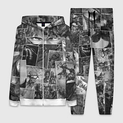 Женский 3D-костюм Тёмные души комикс, цвет: 3D-белый