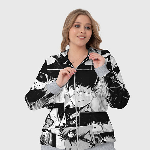 Женский костюм Токийский гуль паттерн / 3D-Меланж – фото 3