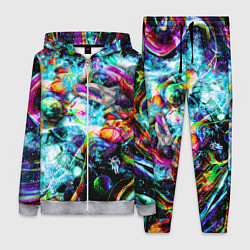 Женский 3D-костюм Красочный космос, цвет: 3D-меланж