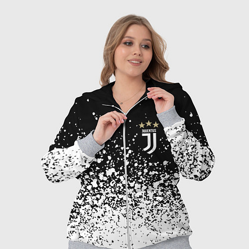 Женский костюм Juventus fc брызги краски / 3D-Меланж – фото 3