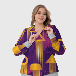 Женский 3D-костюм Игровые геометрические фигуры, цвет: 3D-меланж — фото 2