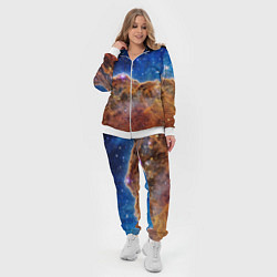 Женский 3D-костюм Туманность Киля фото НАСА, цвет: 3D-белый — фото 2