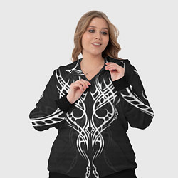 Женский 3D-костюм Титуировки на карбоне, цвет: 3D-черный — фото 2