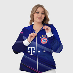Женский 3D-костюм Bayern munchen Абстракция, цвет: 3D-белый — фото 2