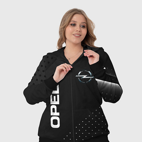 Женский костюм Opel Карбон / 3D-Черный – фото 3