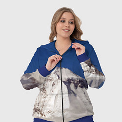 Женский 3D-костюм Дхаулагири - белая гора, Гималаи, 8167 м, цвет: 3D-синий — фото 2