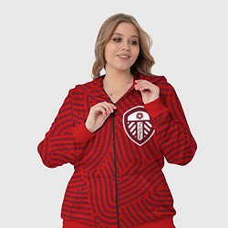Женский 3D-костюм Leeds United отпечатки, цвет: 3D-красный — фото 2