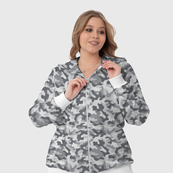 Женский 3D-костюм Камуфляж М-21 серый, цвет: 3D-белый — фото 2