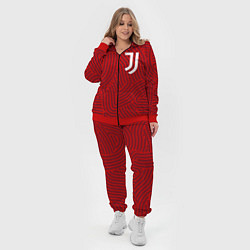 Женский 3D-костюм Juventus отпечатки, цвет: 3D-красный — фото 2