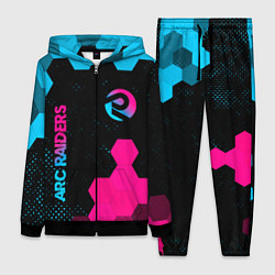 Женский 3D-костюм ARC Raiders - neon gradient: надпись, символ, цвет: 3D-черный