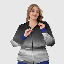 Женский 3D-костюм Туманные горы, цвет: 3D-синий — фото 2