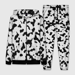 Женский 3D-костюм Далматин - текстура, цвет: 3D-черный