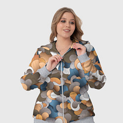 Женский 3D-костюм Котики это жидкость, цвет: 3D-меланж — фото 2