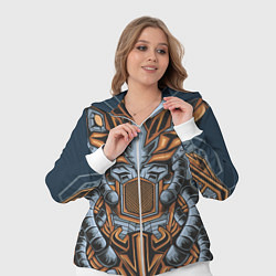 Женский 3D-костюм Меха-робот, цвет: 3D-белый — фото 2
