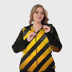 Женский 3D-костюм Черно-желтая опасность, цвет: 3D-черный — фото 2