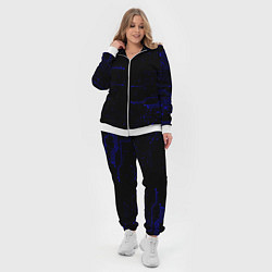 Женский 3D-костюм Абстрактный цифровой фон, цвет: 3D-белый — фото 2