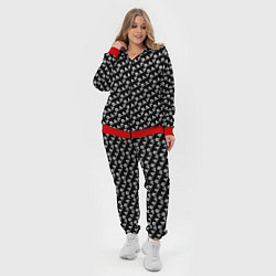 Женский 3D-костюм B A P black n white pattern, цвет: 3D-красный — фото 2