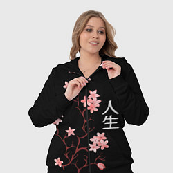 Женский 3D-костюм Сакура, дерево жизни, цвет: 3D-черный — фото 2